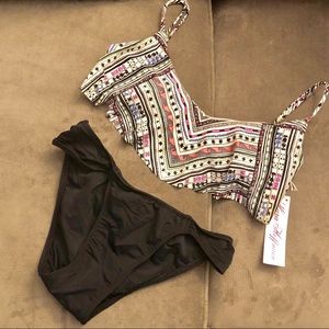 Mara Hoffman - 2 Piece Ruffle Bikini Set